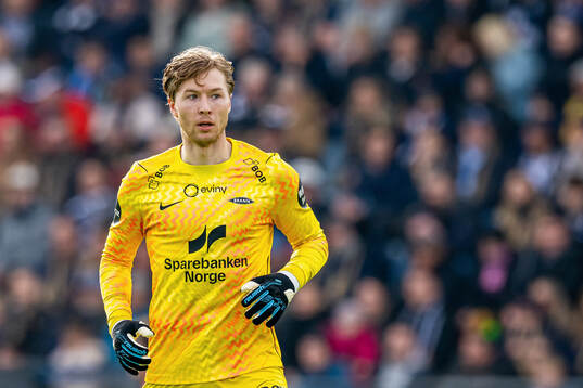Goalkeeper Mathias Dyngeland of Brann