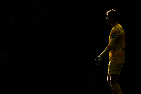 Goalkeeper Mathias Dyngeland of Brann