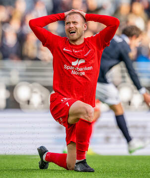 Jon Dagur Thorsteinsson of Brann reacts
