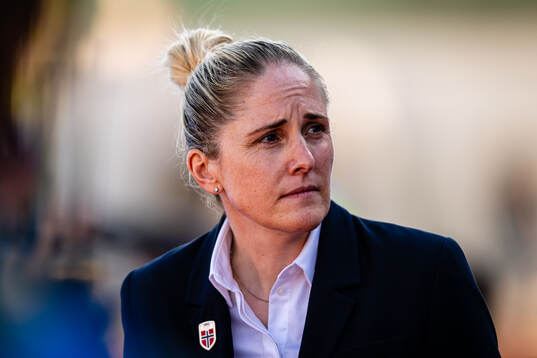 Head coach Gemma Grainger of Norway