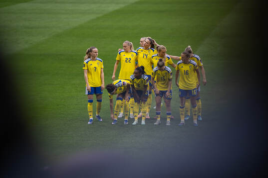 The starting eleven of Sweden