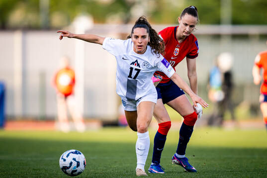 Izabela Križaj of Slovenia and Caroline Graham Hansen of