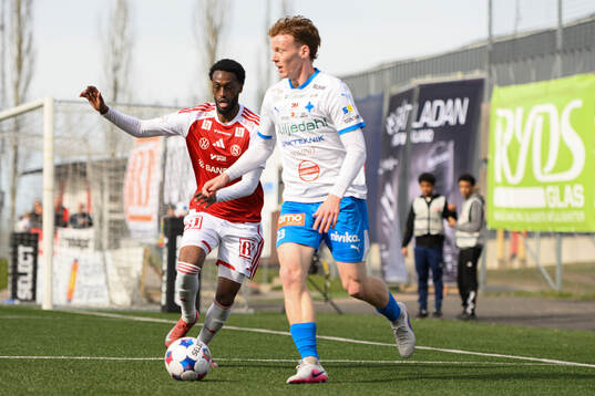 Sandvikens IFs Mohammed Mahammed och Värnamos Logi Hrafn
