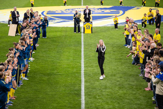 Former player of Sweden Hanna Glas