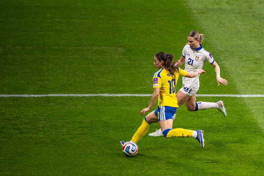 Rosa Kafaji of Sweden and Zivana Stupar of Serbia