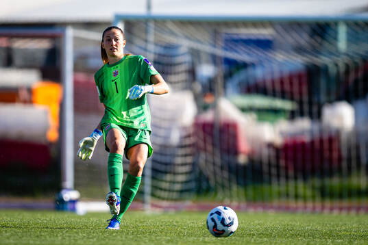 Goalkeeper Cecilie Fiskerstrand of Norway
