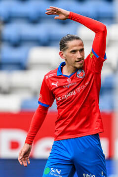 Helsingborgs Ervin Gigovic jublar