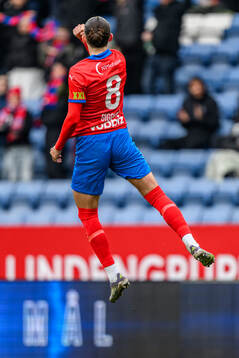 Helsingborgs Ervin Gigovic jublar