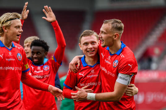Helsingborgs Jonathan Hasselqvist och Jakob Voelkerling