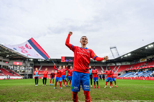 Helsingborgs Jonathan Hasselqvist jublar