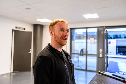 Helsingborgs manager Stevie Grieve