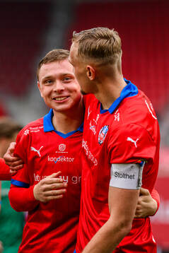 Helsingborgs Jonathan Hasselqvist och Jakob Voelkerling