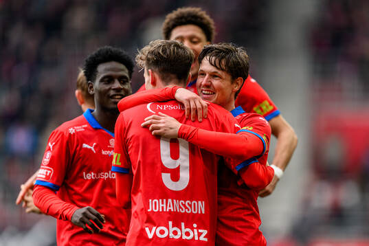 Helsingborgs Max Svensson jublar