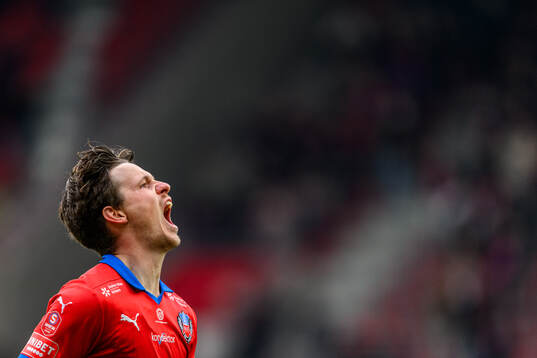 Helsingborgs Max Svensson jublar