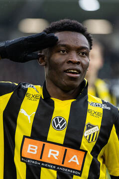 under fotbollsmatchen i Allsvenskan mellan Häcken och GAIS