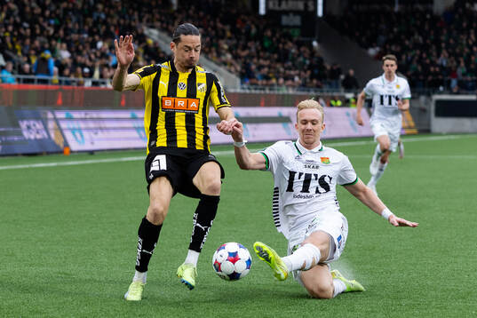 Häckens Amor Layouni och GAIS Robin Wendin Thomasson