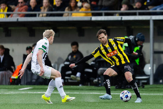 GAIS Robert Frosti Thorkelsson och Häckens Adam Lundkvist