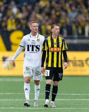 GAIS Joackim Fagerjord och Häckens Julius Lindberg