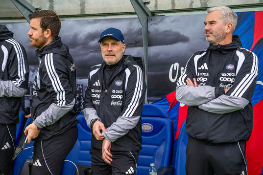 Head coach Geir Bakke and assistant coach Petter Myhre of