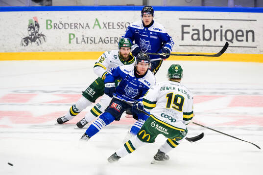 Björklövens Jacob Olofsson och Liam Dower Nilsson