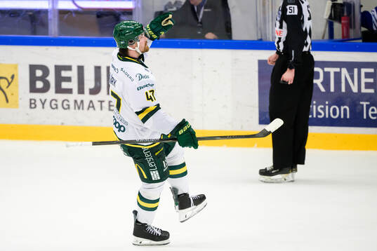 Björklövens Marcus Björk jublar