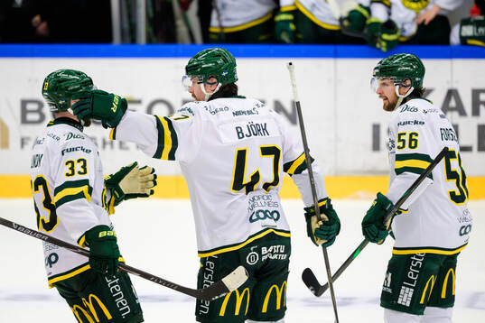 Björklövens Albin Lundin, Marcus Björk och Fredrik