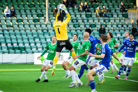 Brages målvakt Viktor Frodig