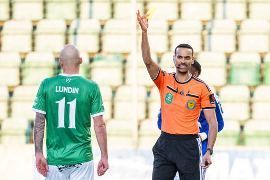 Brages Anton Lundin varnas av domare Farouk nehdi