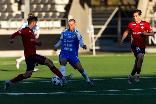Östers Filip Olsson och Oddevolds Olle Kjellman Olblad