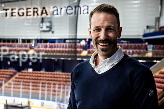 Leksands IFs nya VD Gabriel Edelbrock