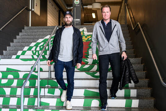 Calvin de Haan och Kenny Jönsson