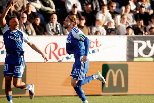 IFK Norrköpings Christoffer Nyman jublar
