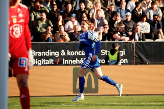 IFK Norrköpings Christoffer Nyman jublar