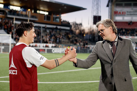 Örebros Antonio Yakoub och tränare Rikard Norling