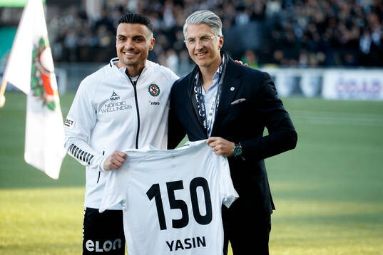 Örebros Ahmed Yasin hyllas för sina 150 matcher i Örebro