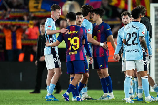 Roony Bardghji of FC Barcelona and Williot Swedberg of