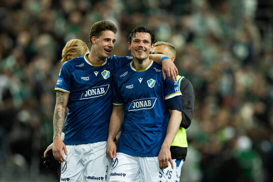 Halmstads Gabriel Wallentin och Pascal Gregor