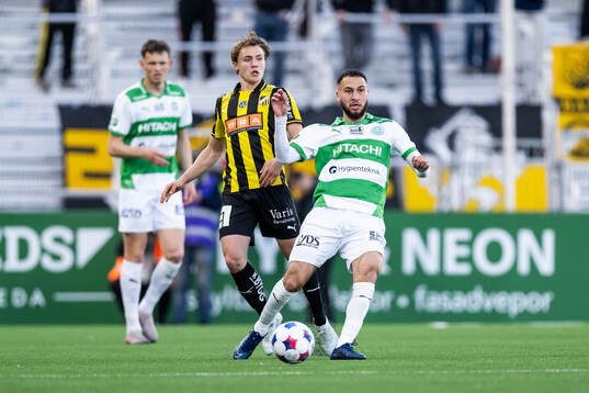 Häckens Filip Öhman och Västerås Abdelrahman Boudah