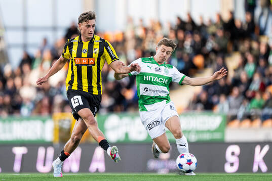 Häckens Silas Andersen och Västerås Simon Gefvert