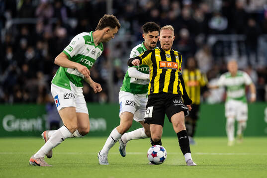 Häckens Mikkel Rygaard Jensen mot Västerås Mikkel