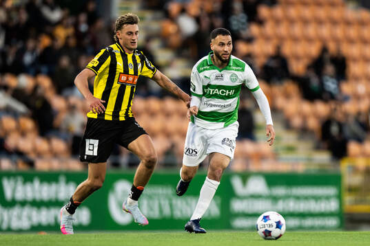 Häckens Silas Andersen och Västerås Abdelrahman Boudah
