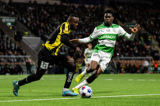 Häckens Brice Wembangomo och Västerås Sountonoma Axel