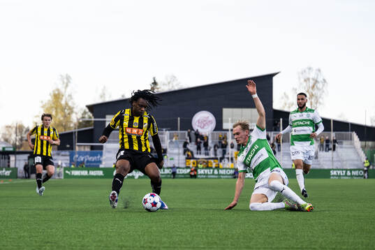 Häckens Jeremy Agbonifo och Västerås Marcus Baggesen