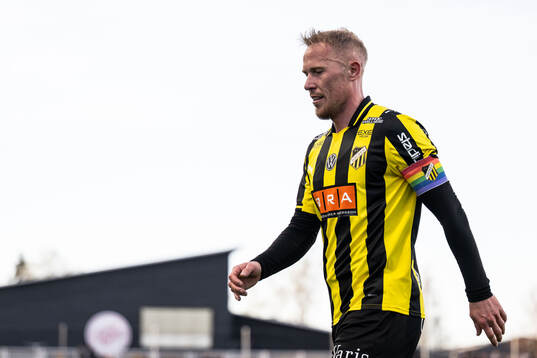 Häckens Mikkel Rygaard Jensen deppar