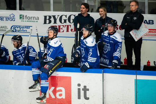 Karlskogas Adam Rockwood och Åke Stakkestad deppar