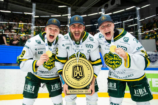 Björklövens Liam Dower Nilsson och Oscar Tellström