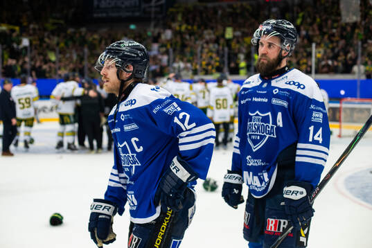 Karlskogas Gustaf Thorell och Henrik Björklund deppar