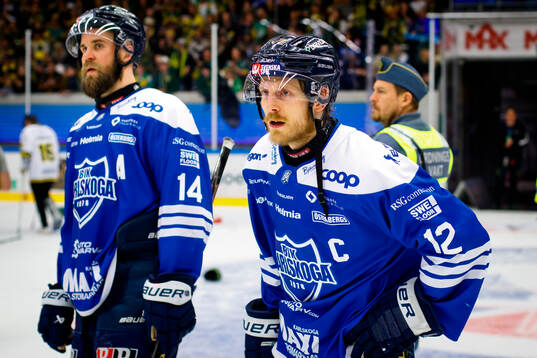 Karlskogas Henrik Björklund och Gustaf Thorell deppar