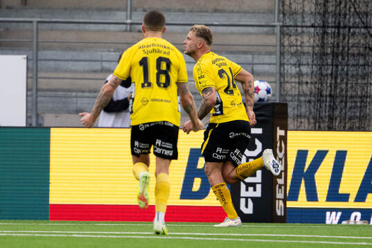 Elfsborgs Frederik Ihler jublar