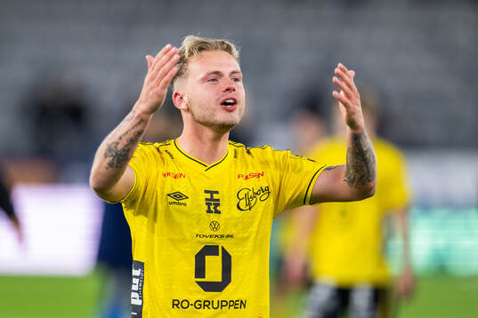 Elfsborgs Frederik Ihler jublar